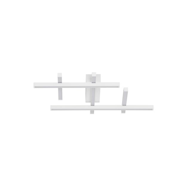 Nova Luce Pace - Hängelampe - 58 x 8 x 41 cm - 42W dimmbar LED inkl. - Sand Weiß