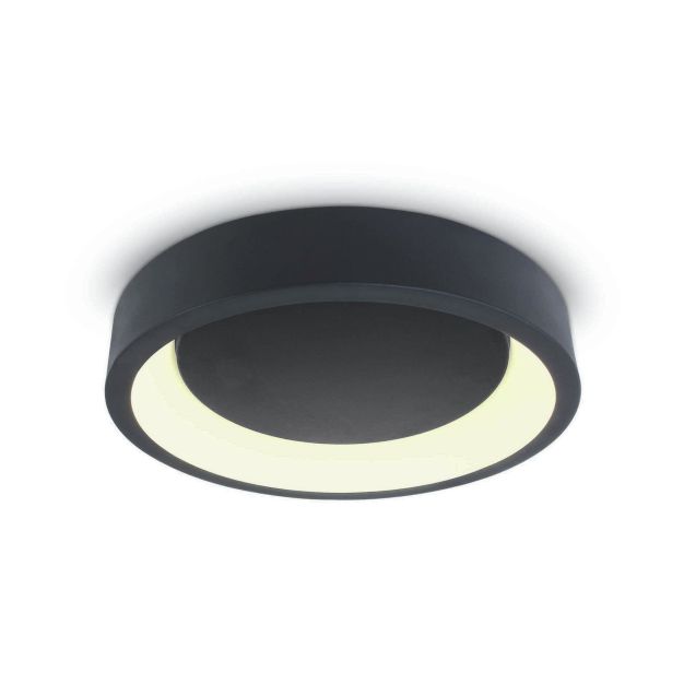 ONE Light LED Dekorative Plafo - Deckenleuchte - Ø 60 x 13,2 cm - 42W LED inkl. - anthrazit