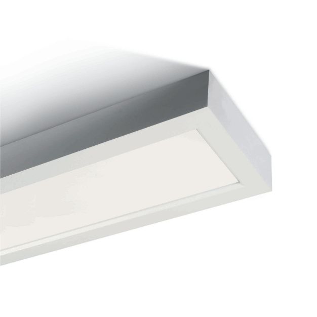 ONE Light LED Die Cast Panel - Deckenleuchte - 120 x 14,5 x 5 cm - 40W LED inkl. - IP40 - weiß - weiße Lichtfarbe