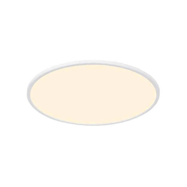 Nordlux Smart Oja - Deckenleuchte - intelligente Beleuchtung - Ø 60 x 2,3 cm - 30W LED inkl. - 2700K-6500K - weiß