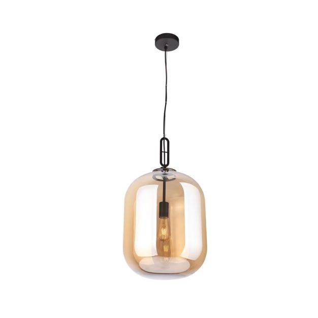 Maxlight Honey - Hängeleuchte - Ø 30 x 150 cm - bernsteinfarben