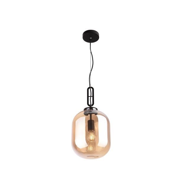 Maxlight Honey - Pendelleuchte - Ø 24 x 150 cm - bernsteinfarben