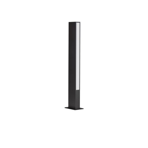 Nova Luce Stor - Gartenleuchte - 8 x 60 x 12 cm - 12W LED inkl. - IP65 - Sand schwarz