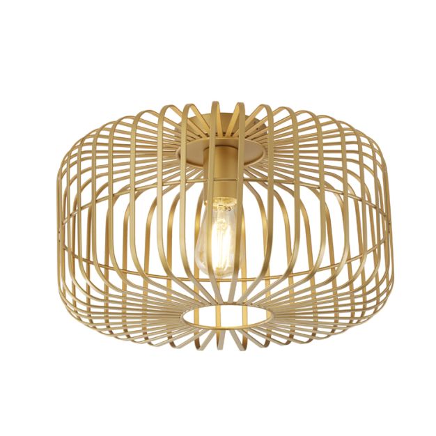 Searchlight Crib - Deckenleuchte - Ø 40 x 23 cm - matt gold