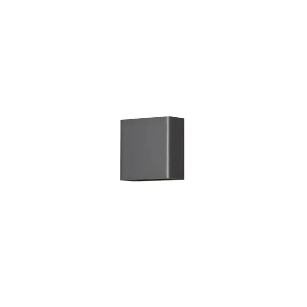 Konstsmide Chieri Square - außenwandleuchte - 11 x 6 x 11 cm - 4W LED inkl. - IP54 - anthrazit