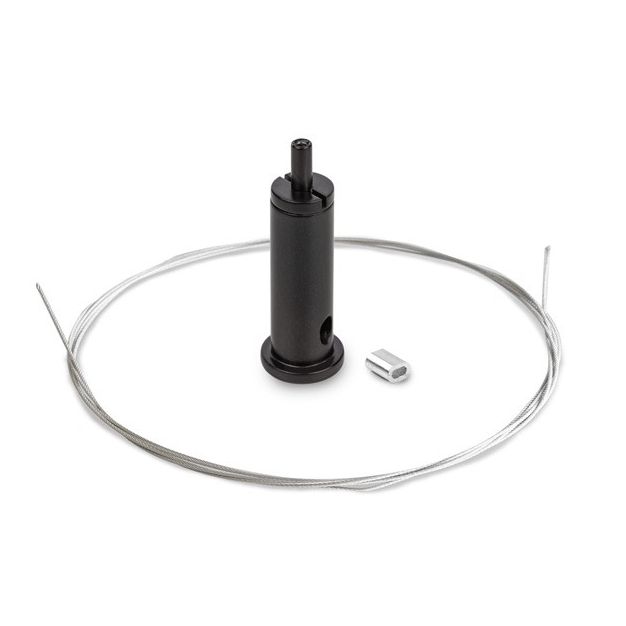 KLUS RG-1 - Montageset inklusive Kabel 100cm - schwarz