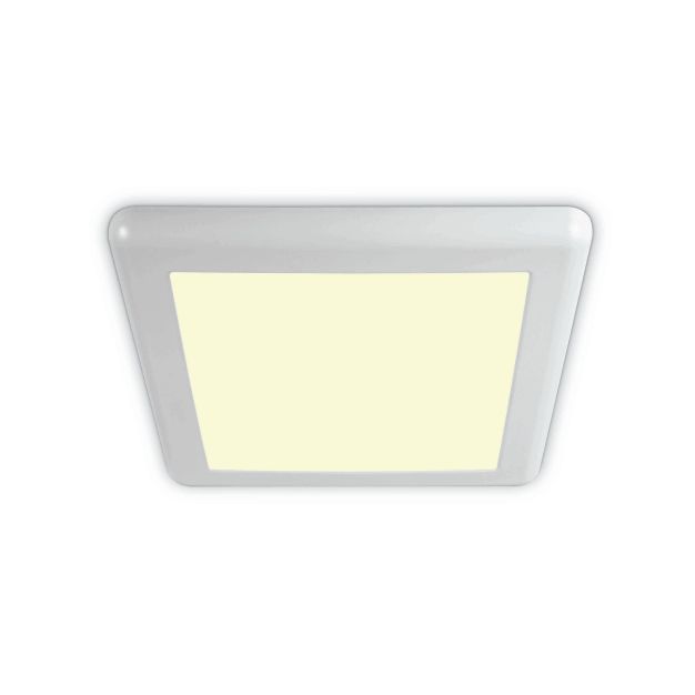 ONE Light Surface/Recessed Panels Adjustable Cut Out Hole - Deckenleuchte - 23,5 x 23,5 x 1,7 cm - 16W LED inkl. - weiß - weiße Lichtfarbe