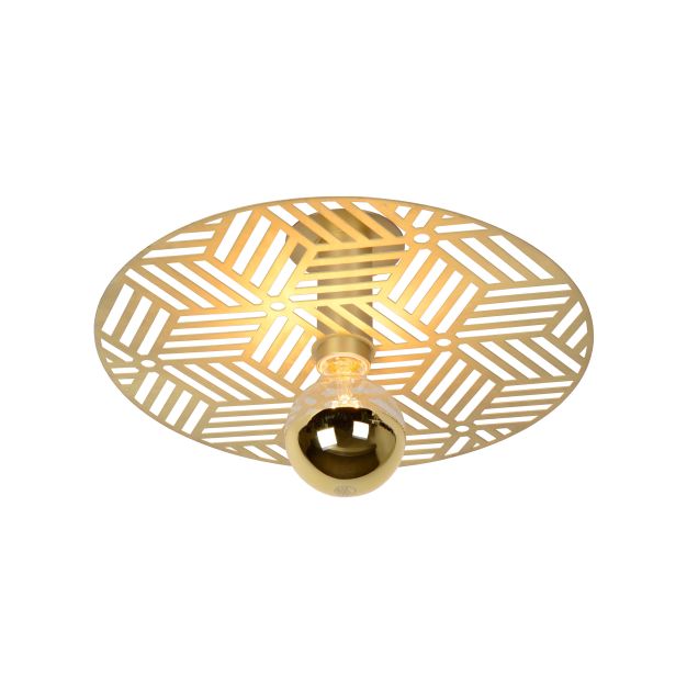 Lucide Olenna - Deckenleuchte - Ø 40 x 12 cm - matt gold