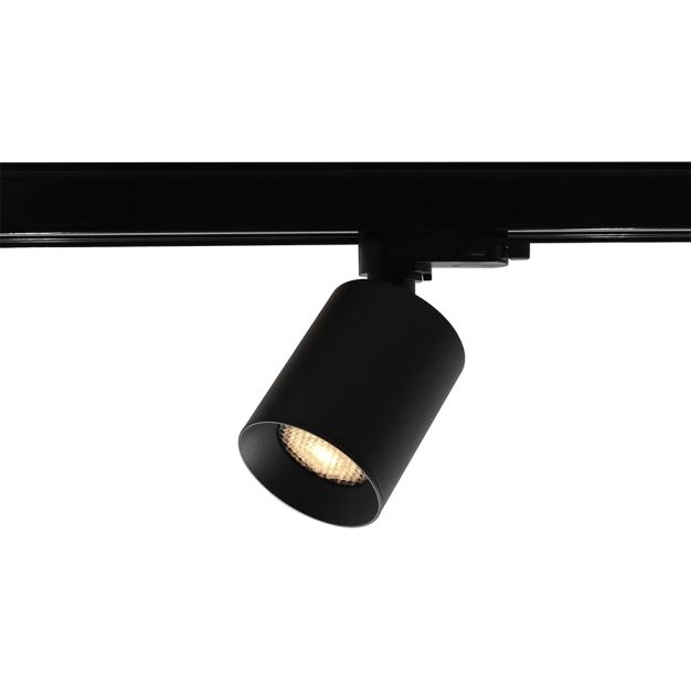 Artdelight Megano - Stromschienenstrahler 3 Phasen Stromschiene - Ø 7 x 13 cm - schwarz