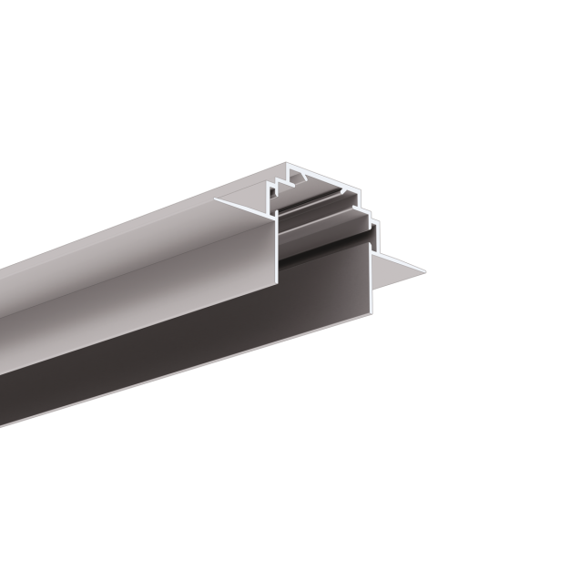 Klust Teknik-ZM - Einbaumontageschiene für LED-Profile - 6,62 x 2,85 cm - 200 cm Länge - Aluminium