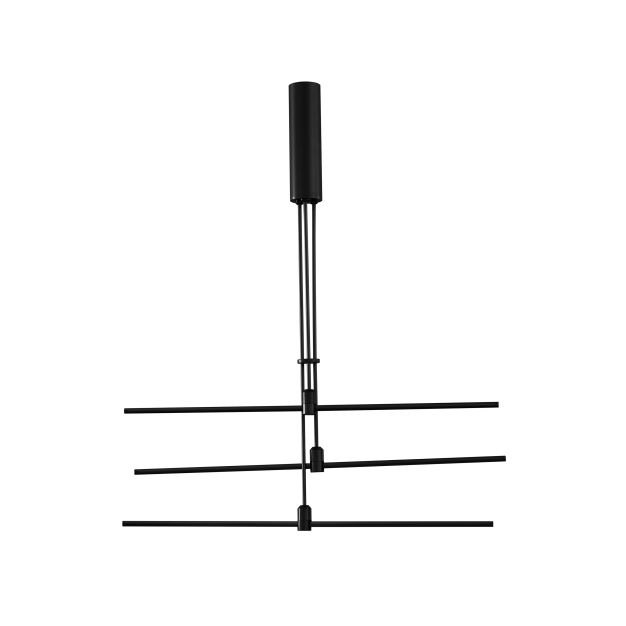 Nova Luce Fedon - magnetische lineare Struktur - 80 x 110 cm - 100W LED inkl - sand schwarz