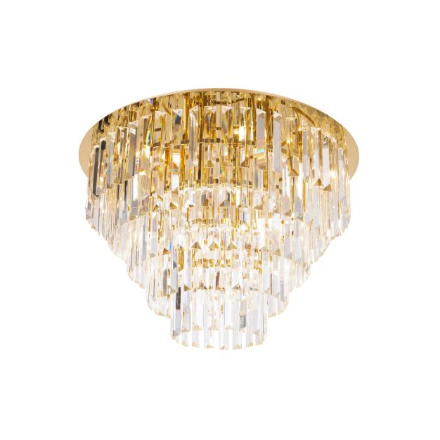 Maxlight Monaco - Deckenleuchte -Ø 60 x 44 cm - gold