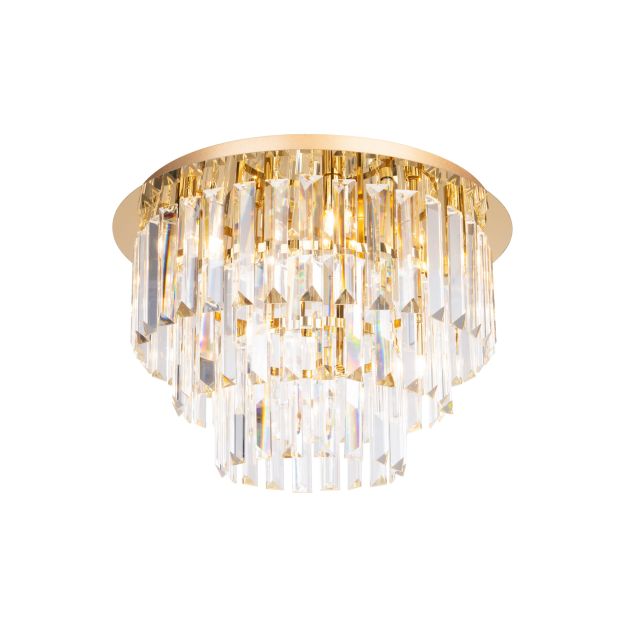Maxlight Monaco - Deckenleuchte -Ø 42 x 28 cm - gold