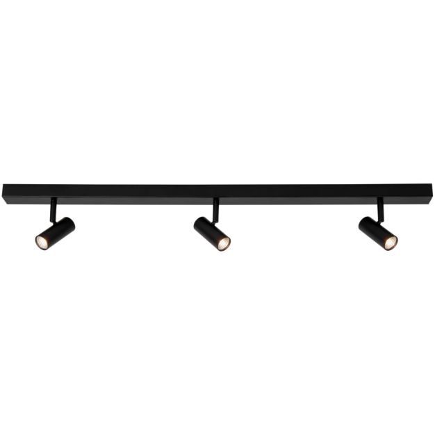 Nordlux Omari - Aufbaustrahler 3L - 12 x 78 cm - 3 Stufen Dimmer - 3x 3,2W LED inkl. - schwarz