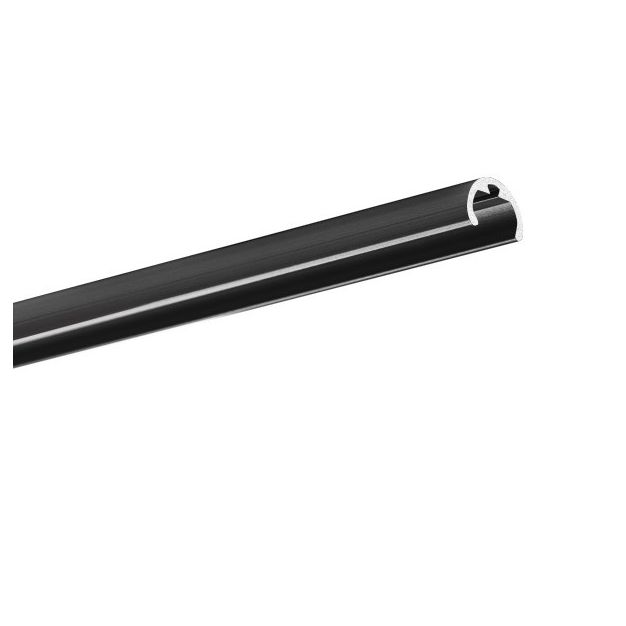 KLUS PIKO-O - Profil - Ø 1,05 cm - schwarz eloxiert