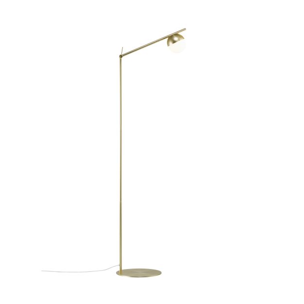 Nordlux Contina - Stehleuchte - 139,5 cm - Messing und Opalweiß