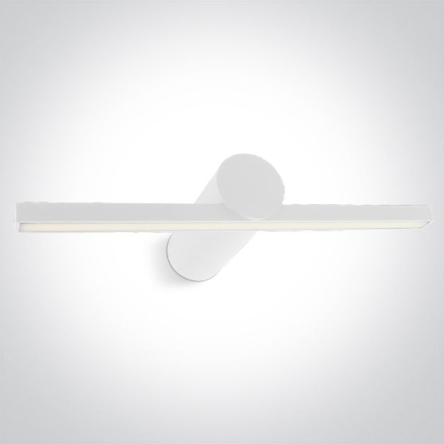 ONE Light Slim Mirror Lights - Spiegelleuchte - 30 x 13 x 5 cm - 8W LED inkl. - IP44 - weiß
