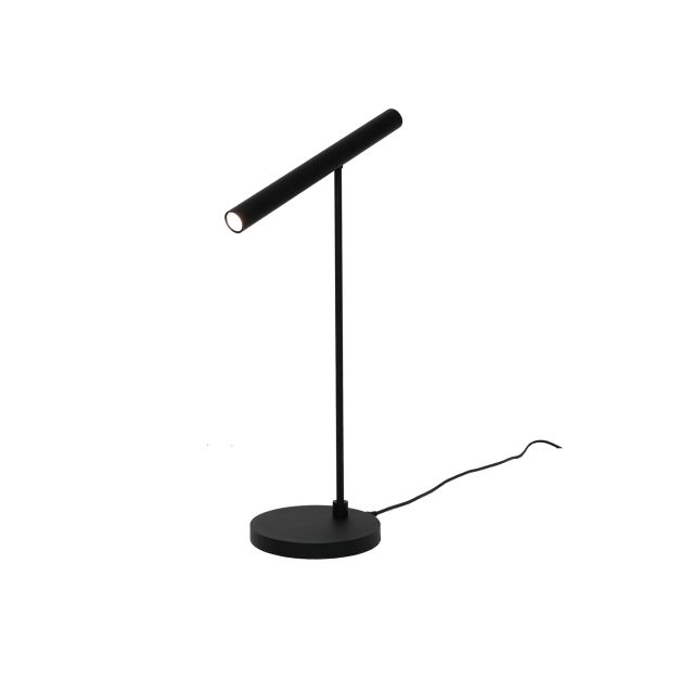 Artdelight Harper - Tischleuchte mit Bewegungsmelder - 14 x 14 x 52,5 cm - 6W dimmbare LED inkl - schwarz
