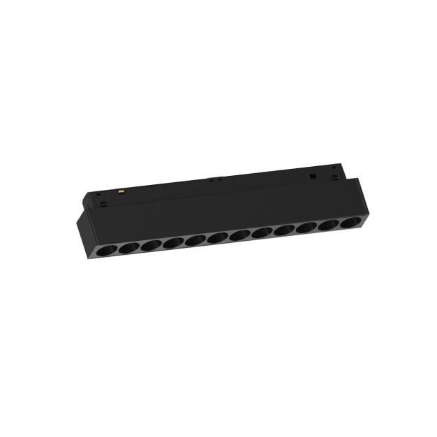 VK Lighting Eiva - magnetisches Schienensystem - Schienenbalken - 22,2 x 2,15 x 4,7 cm - 12W LED inkl. - DALI dimmbar - schwarz