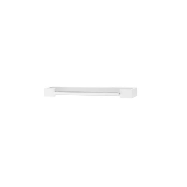 Nova Luce Arga - wandleuchte - 45 x 4 x 10 cm - 12W LED inkl. - IP44 - Sand Weiß