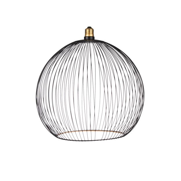 Segula Floating Globe Filo LED - Ø 30 cm - E27 - 6W dimmbar - 2200K - schwarz