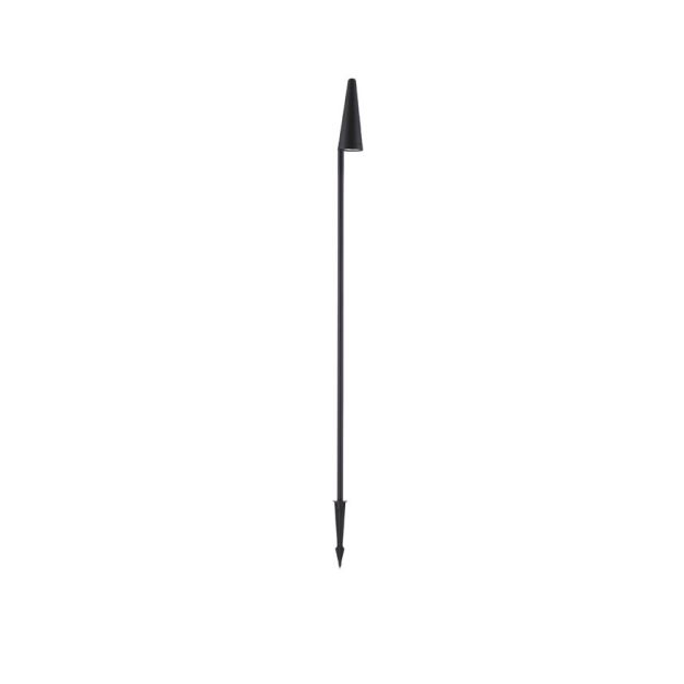 Nova Luce Mabel - Gartenpfosten auf Erdspieß - Ø 7,8 x 150 x 7,8 cm - 9W LED inkl. - IP54 - dunkel anthrazit