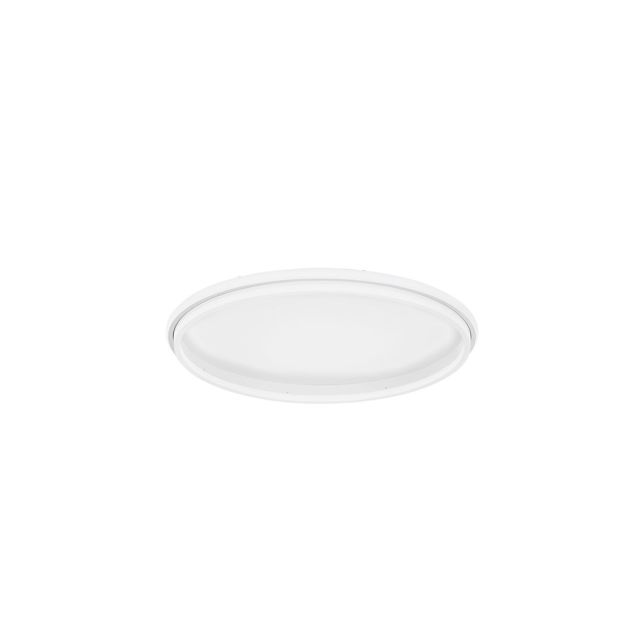 Nova Luce Willow - deckenleuchte - Ø 60 x 6 cm - 52W LED inkl. - sand weiß