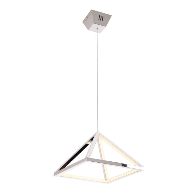 Maxlight Peak - Pendelleuchte - Ø 30 x 180 cm - 20W LED inkl - Chrom