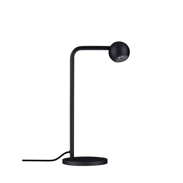 Nova Luce Sfera - Tischleuchte - 14 x 35,5 x 22,5 cm - 6W LED inkl. - Sand schwarz