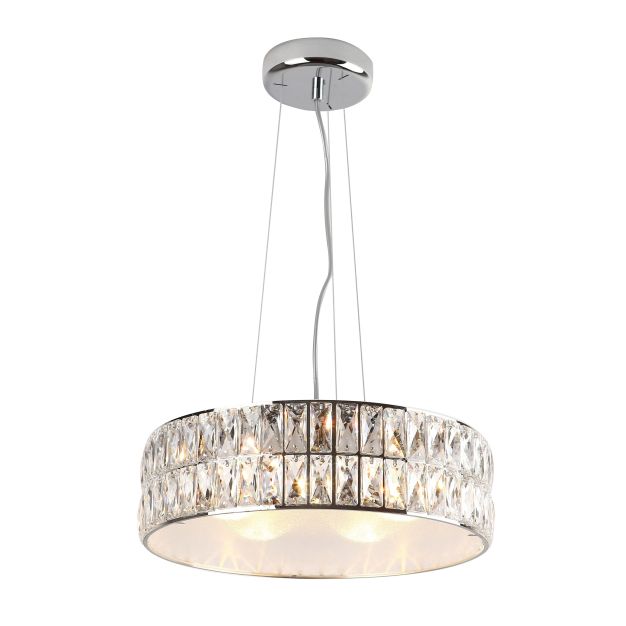 Maxlight Diamante - Pendelleuchte - Ø 38 x 135 cm - Chrom