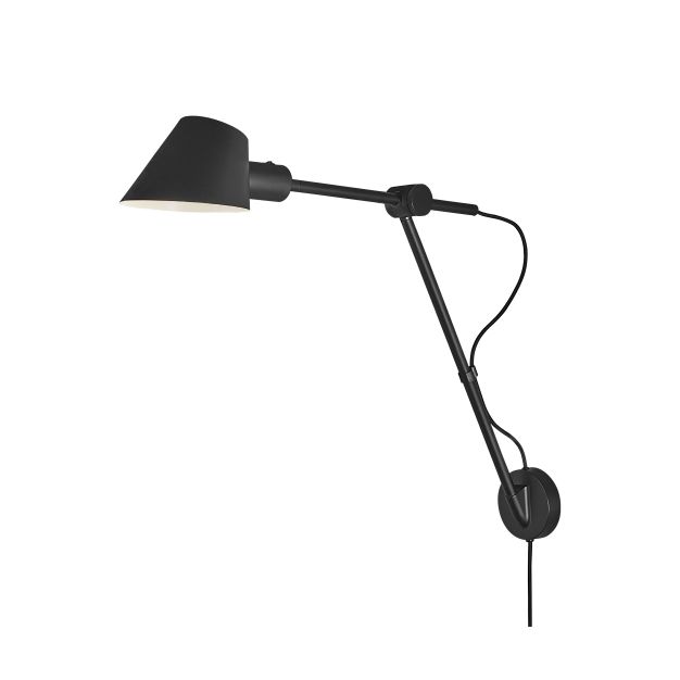Design for the People Stay - Wandleuchte mit Schalter - 72,3 x 54,5 cm - schwarz
