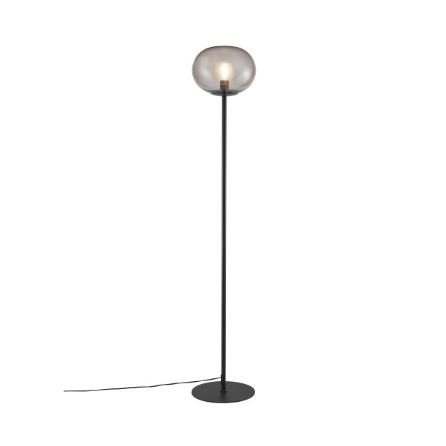 Nordlux Alton - Stehleuchte - 150 cm - schwarz und Rauchglas