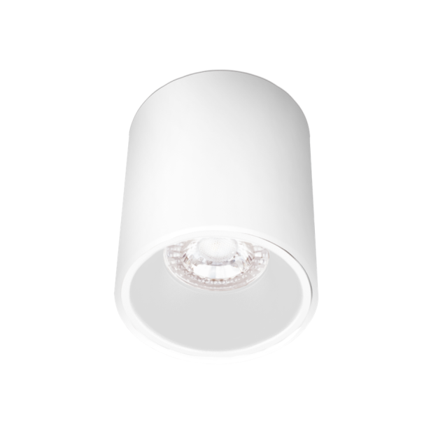 Century Italia Essenza Rondo - Aufbaustrahler 1L - Ø 9,6 x 10,2 cm - weiß