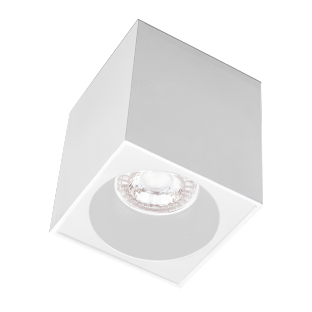Century Italia Essenza Cube - Aufbaustrahler 1L - 8 x 8 x 9,8 cm - weiß