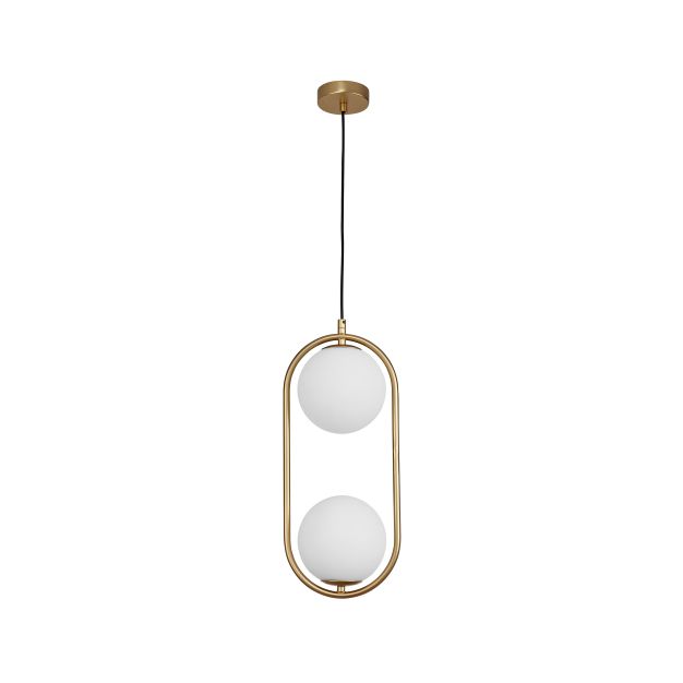 Nova Luce Obitar - Hängeleuchte - 20 x 15 x 120 cm - Messing gold