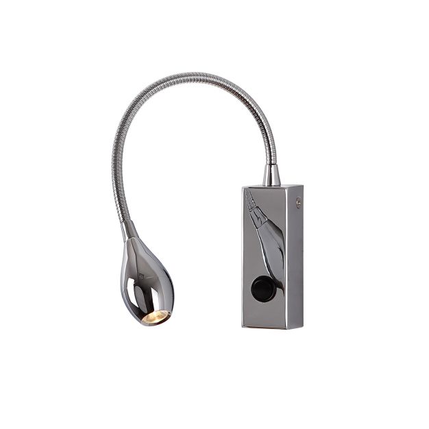 Maxlight Snake - Wandleuchte - 3 x 44 cm - 3W LED inkl - Chrom