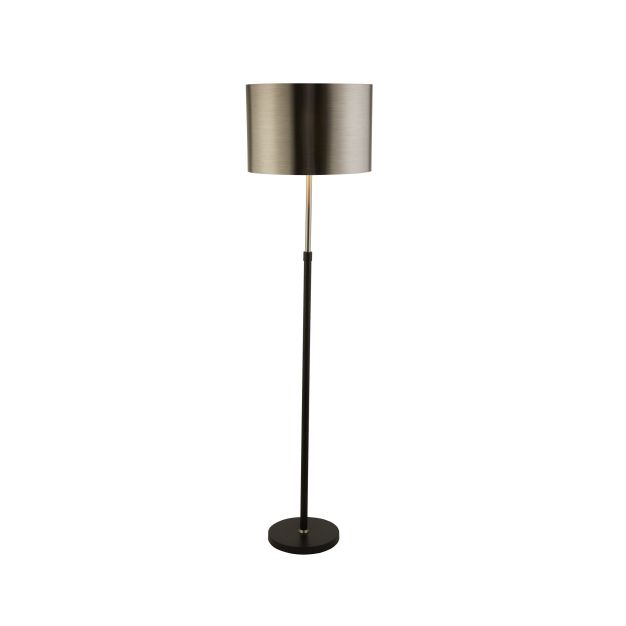 Searchlight Floor - Stehleuchte - Ø 40 x 115 cm - Schwarz Chrom gebürstet