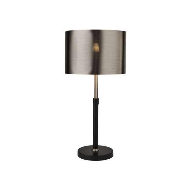 Searchlight Table - Tischleuchte - Ø 30 x 61,5 cm - Chrom schwarz gebürstet