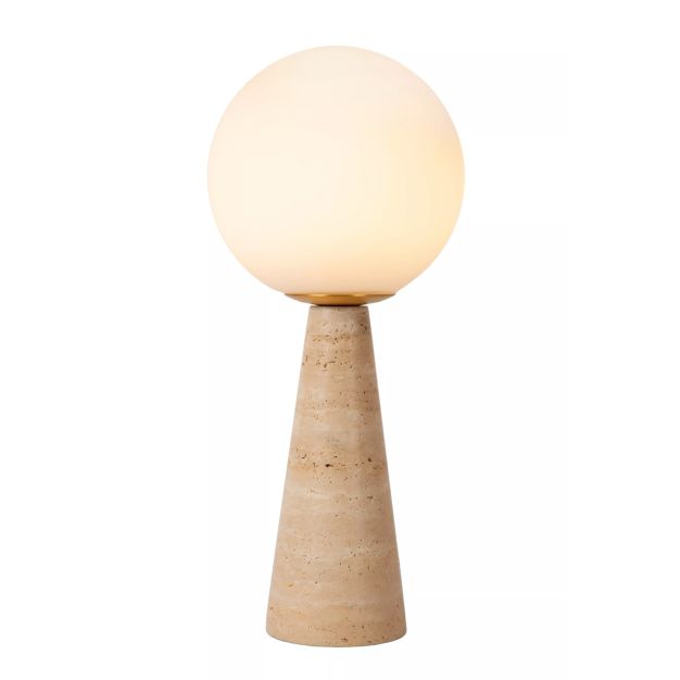 Lucide Evin - Tischleuchte - Ø 20 x 45,5 cm - taupe