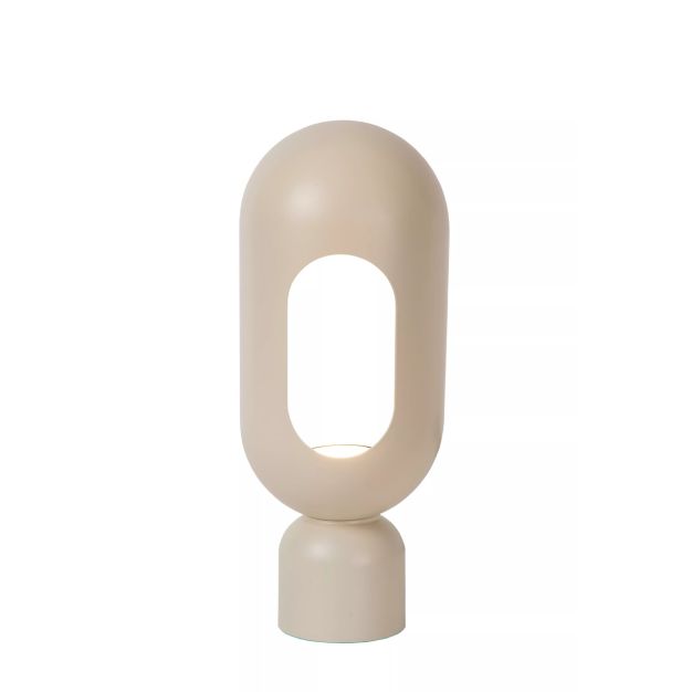 Lucide Barris - Tischleuchte - 12 x 9,8 x 30 cm - taupe