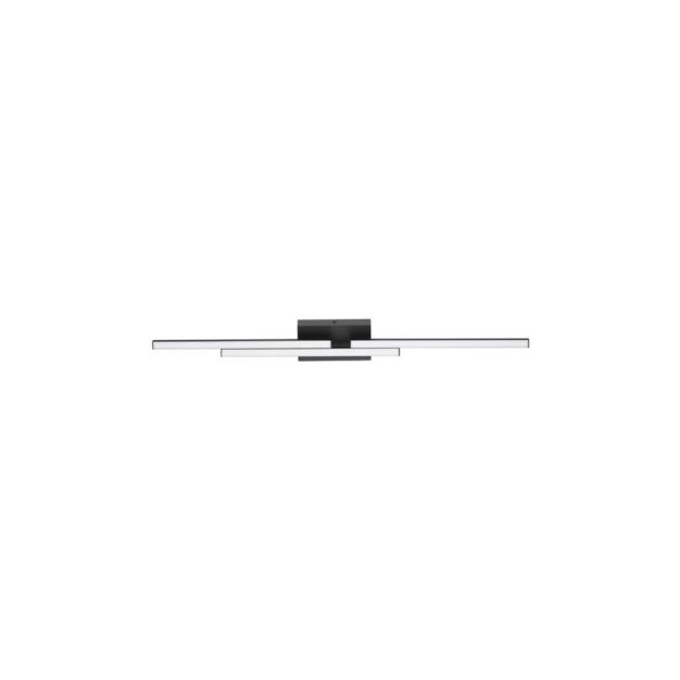 Nova Luce Chart - wandleuchte - 9 x 10 x 96,5 cm - 31W LED inkl. - IP44 - matt schwarz