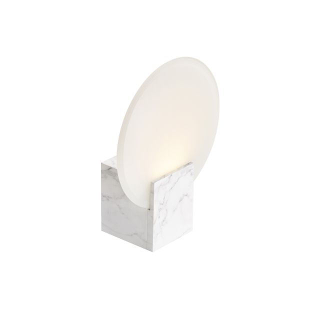 Nordlux Hester - Wandleuchte - 20 x 25,5 x 9,25 cm - 3 Stufen Moodmaker Funktion - 9,5W LED inkl. - IP44 - marmor