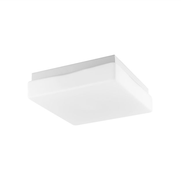 Nova Luce Cube - Badezimmer-Deckenleuchte - 20,5 x 20,5 x 7 cm - IP44 - weiß