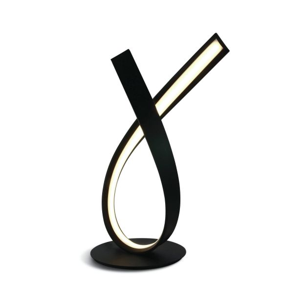 ONE Light Ribbon - Tischleuchte - Ø 16 x 36 cm - 10W LED inkl - schwarz