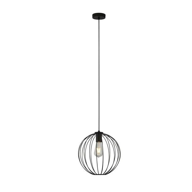 Searchlight Rondo - Pendelleuchte - Ø 30 x 120 cm - schwarz
