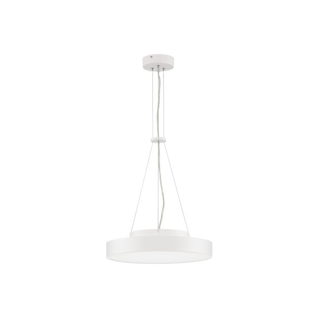 Nova Luce Perfect Profile - Hängeleuchte mit Fernbedienung - Ø 40 x 120 cm - 24W dimmbare LED inkl. - 2700K-6000K - weiß