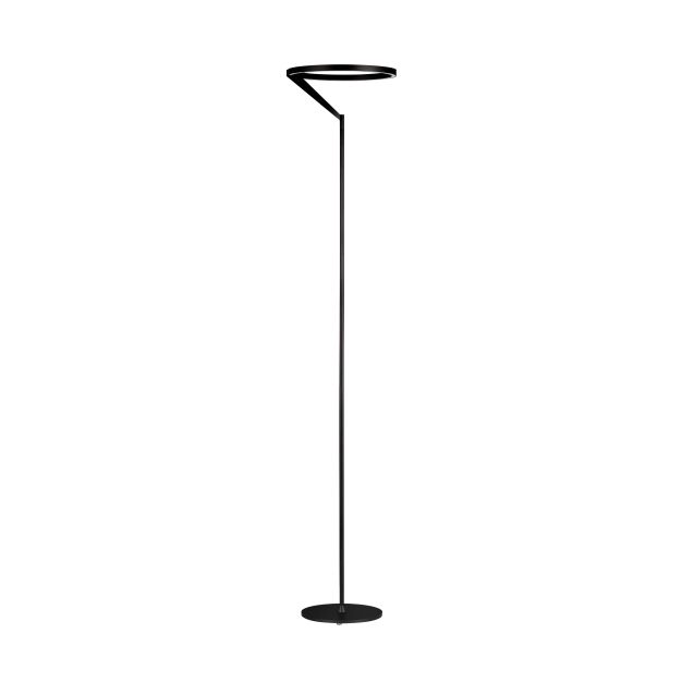 Nova Luce Tilia - Stehleuchte - Ø 33 x 168 cm - 26W dimmbar LED inkl. - Sand schwarz