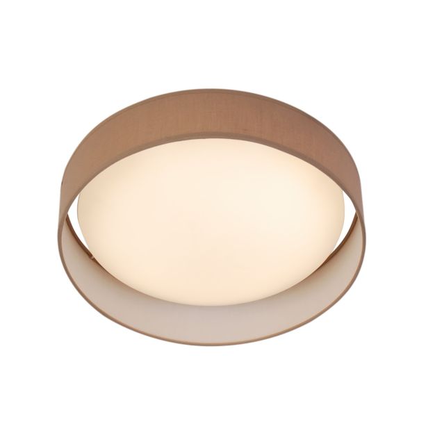 Searchlight Gianna - Deckenleuchte - Ø 50 x 12,5 cm - 25W LED inkl. - braun