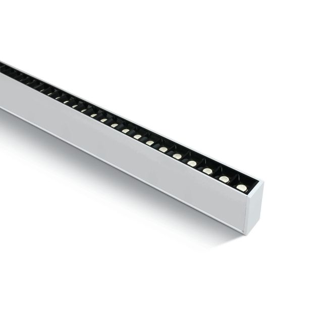 ONE Light LED Linear Profiles - Decken-/Hängelampe - 130 x 7 x 3,5 cm - 40W LED inkl. - weiß - weiße Lichtfarbe