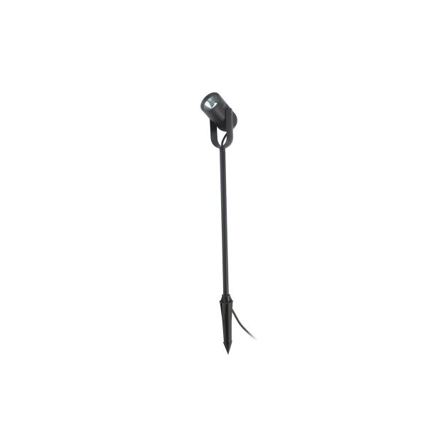Faro Slot - Bodenstrahler auf Erdspieß - Ø 7,7 x 50 cm - 13W LED inkl. - IP65 - mattschwarz